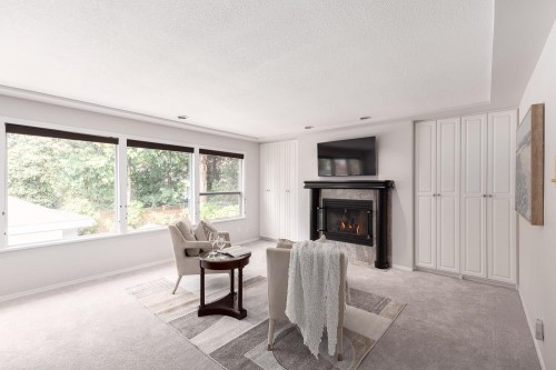 3557 36Th Avenue W, Vancouver, BC - Indoor With Fireplace