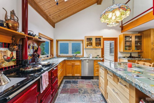 12 & 13 Coldwell Beach, North Vancouver, BC - Indoor Photo Showing Kitchen With Double Sink