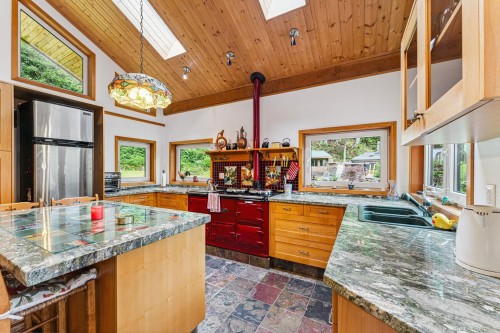 12 & 13 Coldwell Beach, North Vancouver, BC - Indoor Photo Showing Kitchen With Double Sink