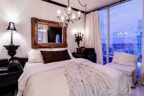 3701-1495 Richards, Vancouver, BC - Indoor Photo Showing Bedroom