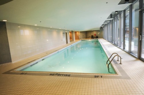 3701-1495 Richards, Vancouver, BC - Indoor Photo Showing Other Room With In Ground Pool