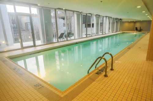 3701-1495 Richards, Vancouver, BC - Indoor Photo Showing Other Room With In Ground Pool