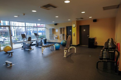 3701-1495 Richards, Vancouver, BC - Indoor Photo Showing Gym Room