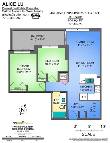 409-9262 University Crescent, Burnaby, BC 