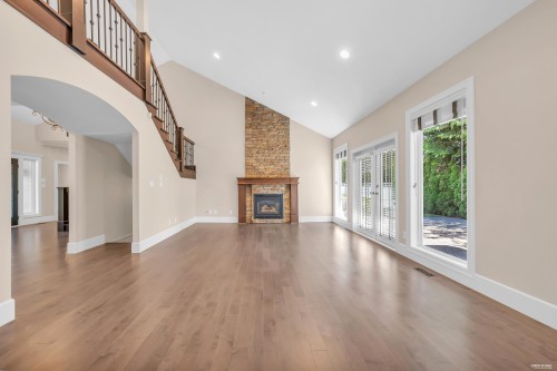 1499 Johnson Street, Coquitlam, BC - Indoor Photo Showing Other Room With Fireplace
