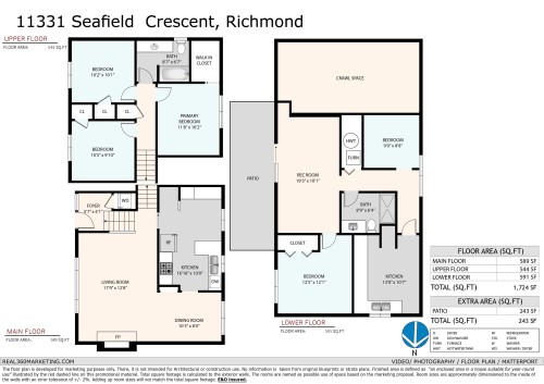 11331 Seafield Crescent, Richmond, BC 