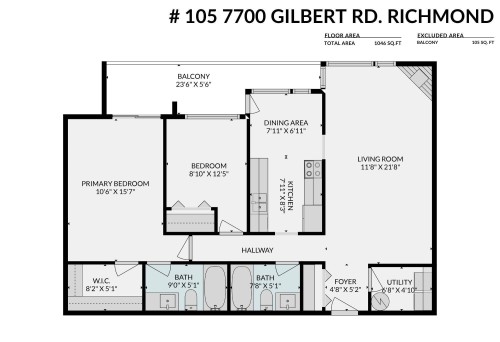 105-7700 Gilbert Road, Richmond, BC 