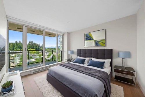 604-12079 Harris Road, Pitt Meadows, BC - Indoor Photo Showing Bedroom
