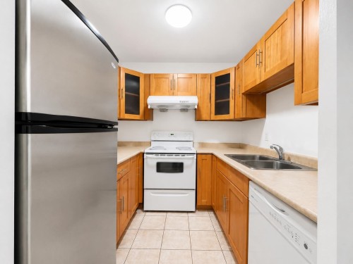 123-8051 Ryan Road, Richmond, BC - Indoor Photo Showing Kitchen With Double Sink