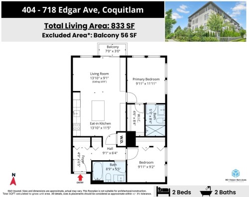 404-718 Edgar Avenue, Coquitlam, BC 