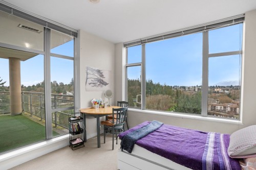1908-280 Ross Drive, New Westminster, BC - Indoor Photo Showing Bedroom
