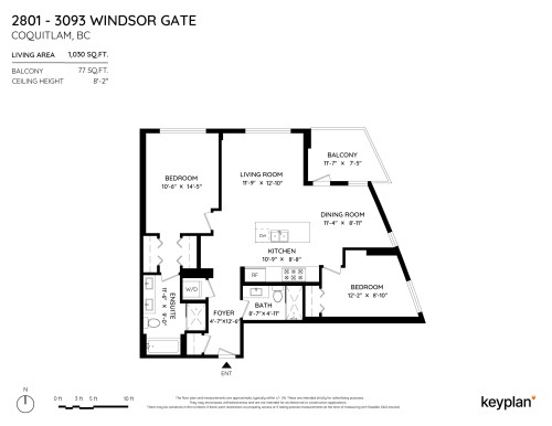 2801-3093 Windsor Gate, Coquitlam, BC 