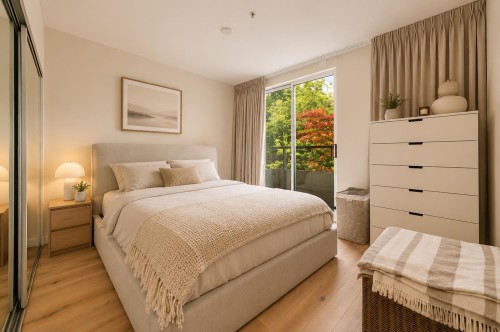 Th3-63 Keefer Place, Vancouver, BC - Indoor Photo Showing Bedroom