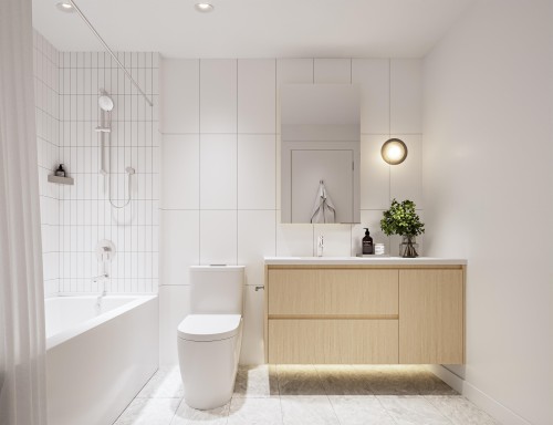 407-592 Harrison Avenue, Coquitlam, BC - Indoor Photo Showing Bathroom