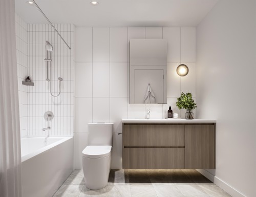 407-592 Harrison Avenue, Coquitlam, BC - Indoor Photo Showing Bathroom