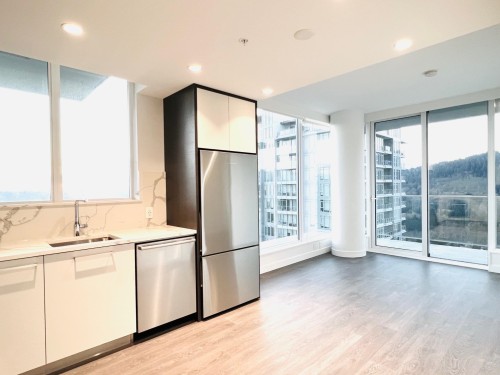 1702-567 Clarke Road, Coquitlam, BC - Indoor Photo Showing Kitchen