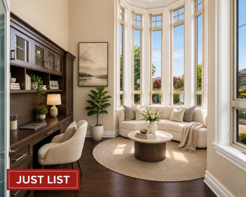 5828 Gibbons Drive, Richmond, BC - Indoor Photo Showing Living Room With Fireplace