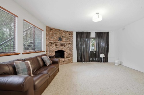 2030 Jordan Drive, Burnaby, BC - Indoor Photo Showing Living Room With Fireplace