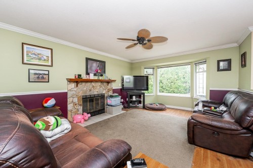 20102 Ditton Street, Maple Ridge, BC - Indoor Photo Showing Living Room With Fireplace