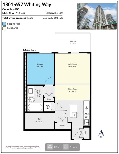 1801-657 Whiting Way, Coquitlam, BC 