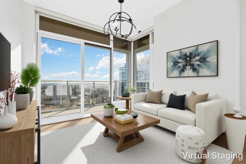 4202-6000 Mckay Avenue, Burnaby, BC - Indoor Photo Showing Living Room