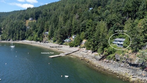 1475 Webb Road, Bowen Island, BC - Outdoor With Body Of Water With View
