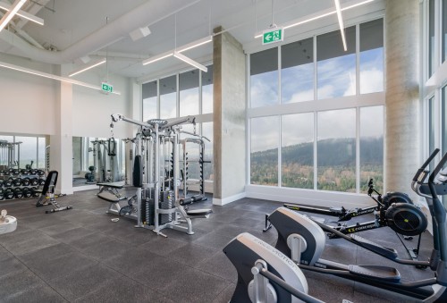 903-567 Clarke Road, Coquitlam, BC - Indoor Photo Showing Gym Room