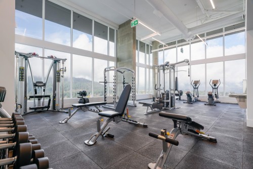 903-567 Clarke Road, Coquitlam, BC - Indoor Photo Showing Gym Room