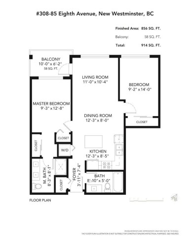 308-85 Eighth Avenue, New Westminster, BC 