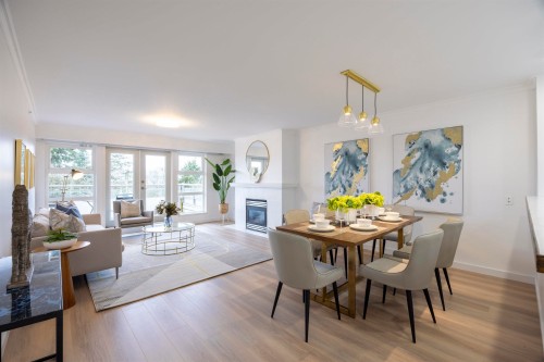 409-3580 41 W, Vancouver, BC - Indoor With Fireplace