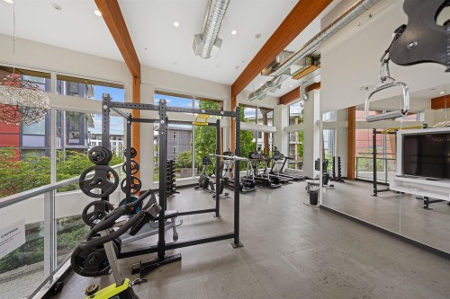 502-3263 Pierview Crescent, Vancouver, BC - Indoor Photo Showing Gym Room