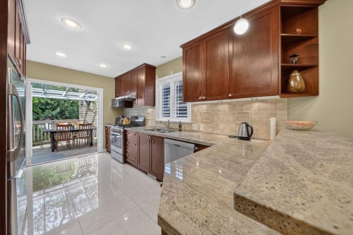 4549 12Th Avenue W, Vancouver, BC - Indoor Photo Showing Kitchen With Double Sink With Upgraded Kitchen
