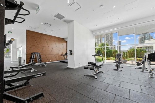 2611-1955 Alpha Way, Burnaby, BC - Indoor Photo Showing Gym Room