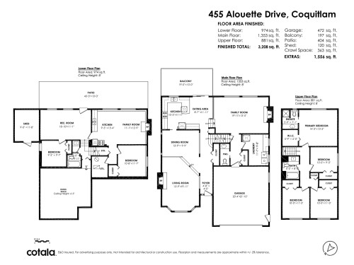 455 Alouette Drive, Coquitlam, BC 