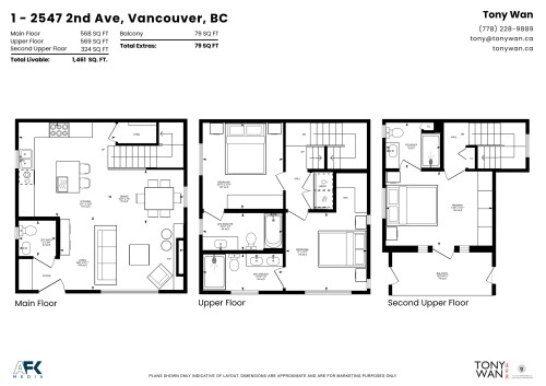 1--2547 2Nd Avenue E, Vancouver, BC 
