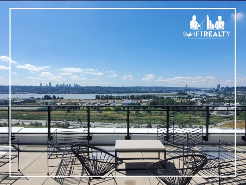2104-910 Lougheed Highway, Coquitlam, BC - Outdoor With Balcony With View