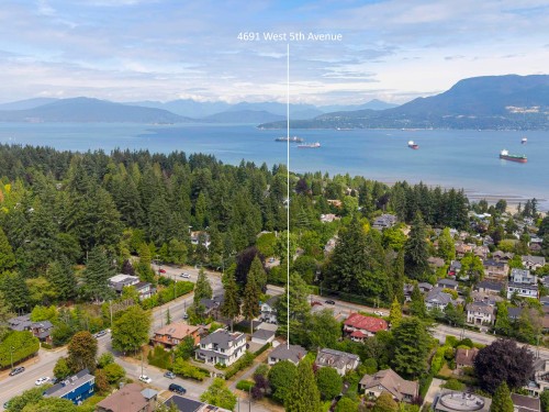 4691 5Th Avenue W, Vancouver, BC - Outdoor With Body Of Water With View