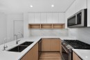 105-8940 University Crescent, Burnaby, BC  - Indoor Photo Showing Kitchen With Double Sink With Upgraded Kitchen 