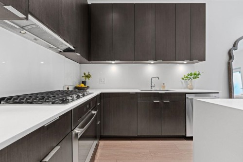 141 1St Avenue E, Vancouver, BC - Indoor Photo Showing Kitchen With Upgraded Kitchen