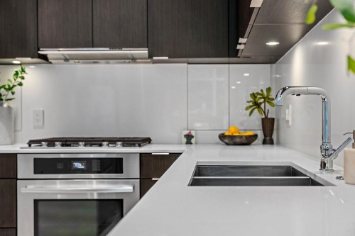 141 1St Avenue E, Vancouver, BC - Indoor Photo Showing Kitchen With Double Sink