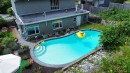 442 Monteray Avenue, North Vancouver, BC  - Outdoor With In Ground Pool With Deck Patio Veranda With Exterior 