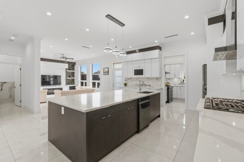 8378 12Th Avenue, Burnaby, BC - Indoor Photo Showing Kitchen With Upgraded Kitchen