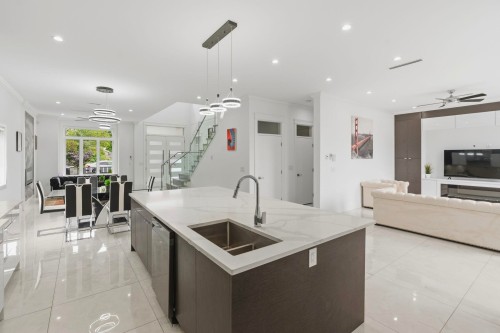 8378 12Th Avenue, Burnaby, BC - Indoor Photo Showing Kitchen With Upgraded Kitchen