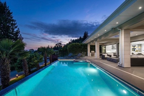 1515 Camelot Road, West Vancouver, BC - Outdoor With In Ground Pool