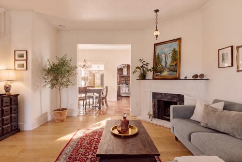 2636 Hemlock Street, Vancouver, BC - Indoor Photo Showing Living Room With Fireplace