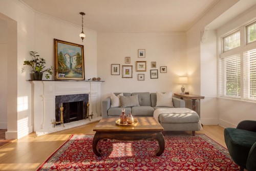 2636 Hemlock Street, Vancouver, BC - Indoor Photo Showing Living Room With Fireplace