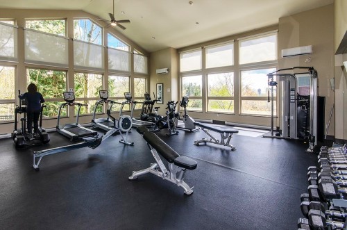 121-3105 Dayanee Springs Boulevard, Coquitlam, BC - Indoor Photo Showing Gym Room