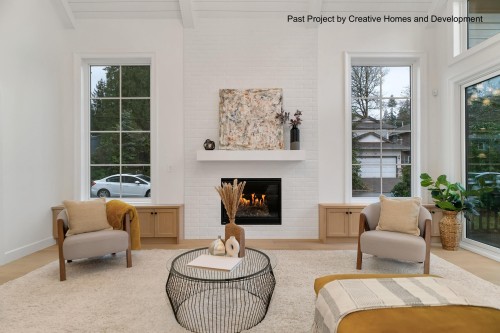 304 Queens Road W, North Vancouver, BC - Indoor Photo Showing Other Room With Fireplace