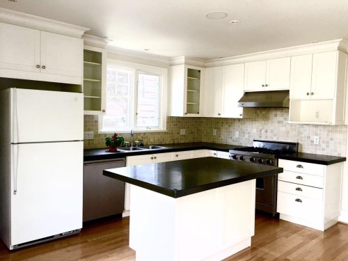4633 4Th Avenue W, Vancouver, BC - Indoor Photo Showing Kitchen With Double Sink