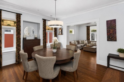 3541 8Th Avenue W, Vancouver, BC - Indoor Photo Showing Dining Room